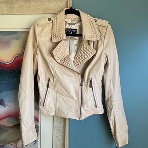 Andre’s Ghusto New York studded Moto Jacket